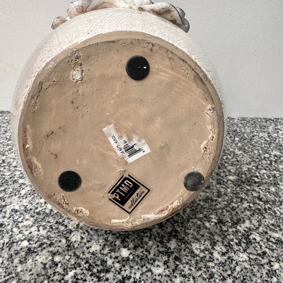 Luxury Bloom 12 1/4" Tall Ceramic Vase - Picture 8 of 13